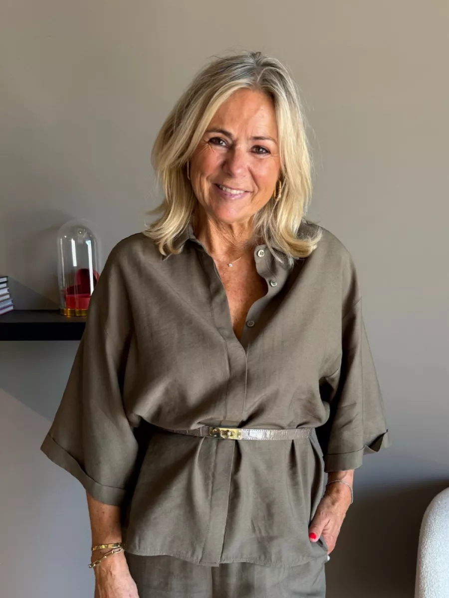 By Jill garcia riem croco taupe