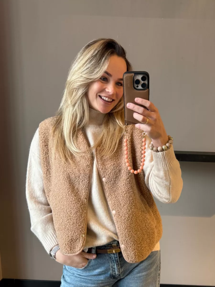 Frenkie FRENKIE Gilet teddy beige