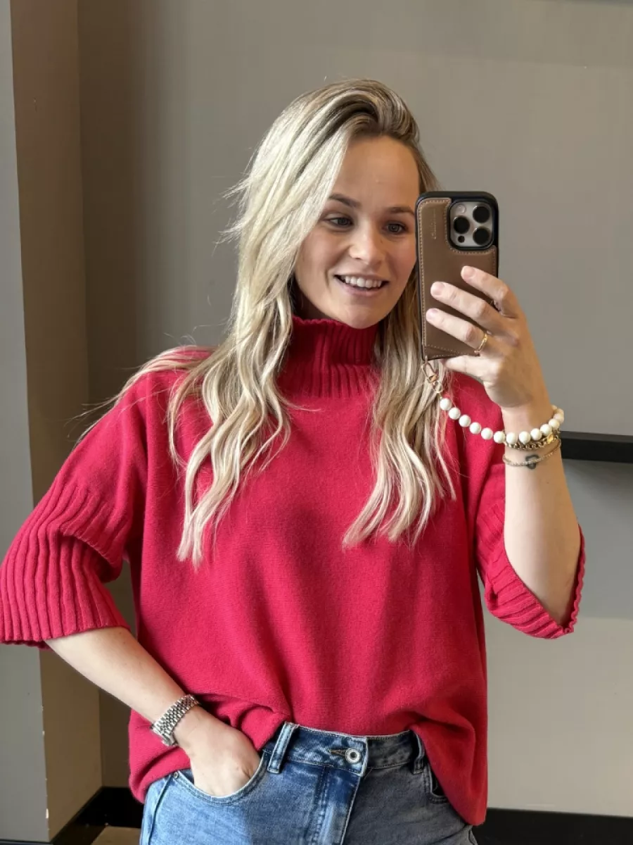 Frenkie Frenkie knit Robin rood