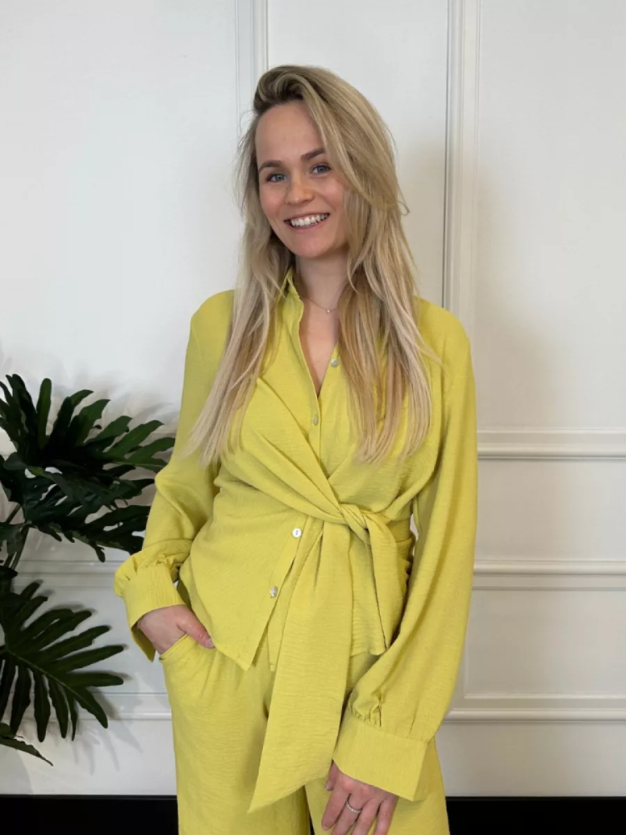 By Jill Overslag blouse Daantje groen