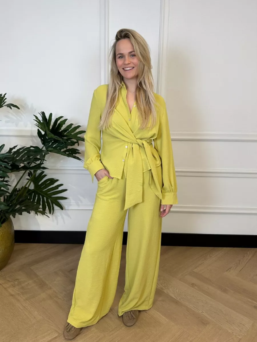 By Jill Overslag blouse Daantje groen