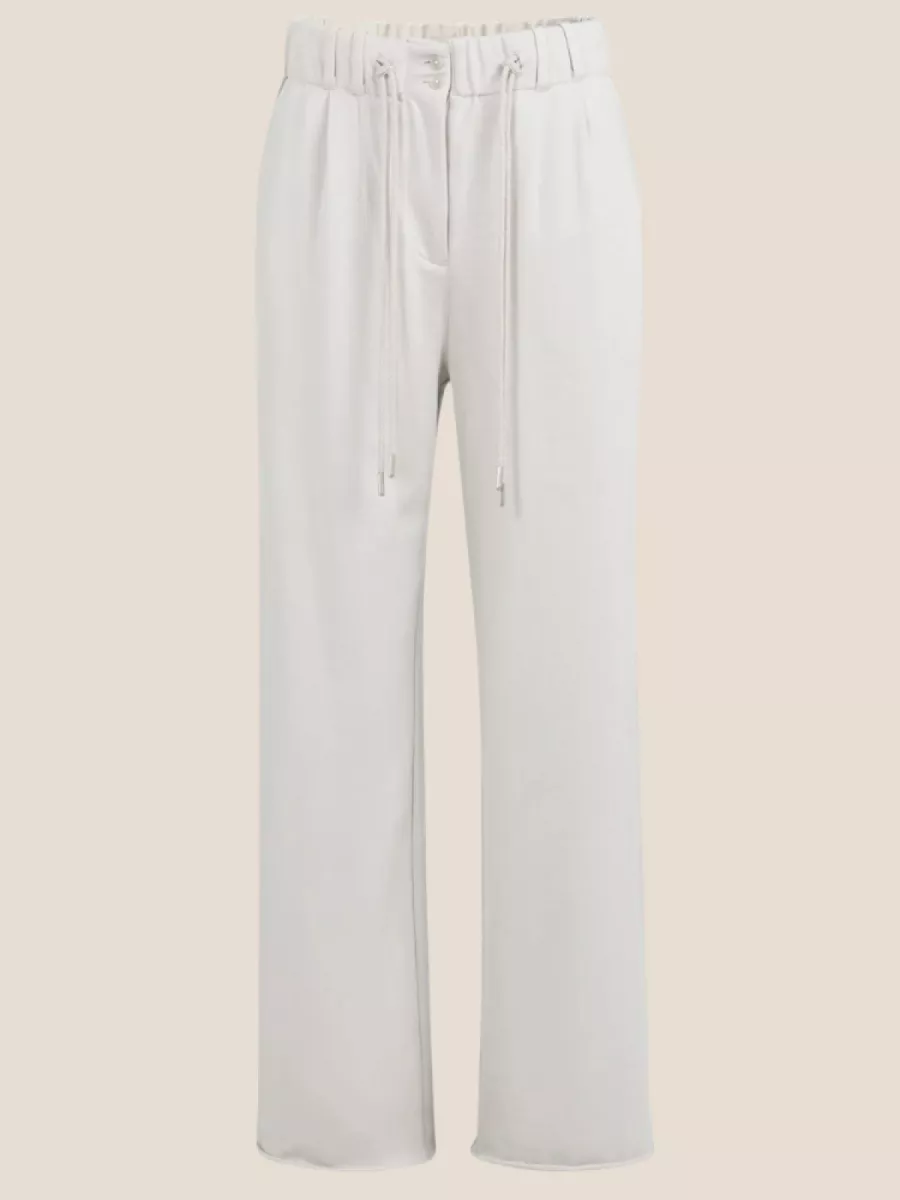 YaYa YAYA 01-309248-603 Jersey broek met wijde pijpen Temple Gray