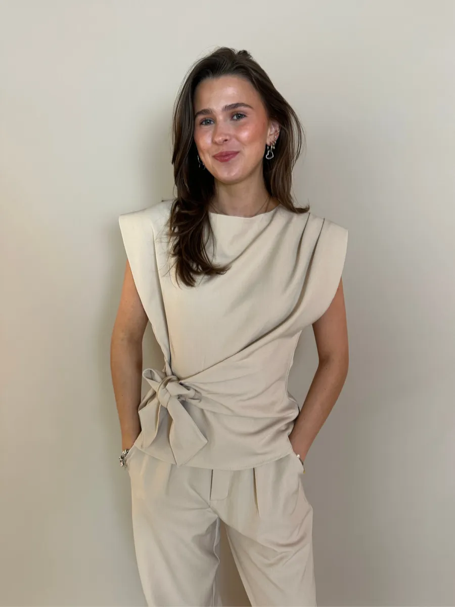 Frenkie Frenkie Bo top beige