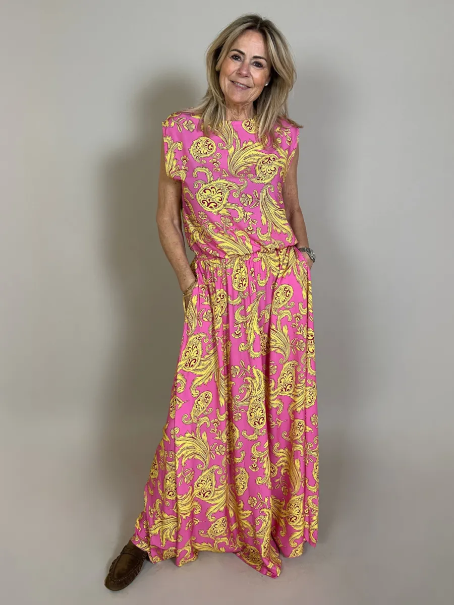 Azzurro Azzurro Mona print rok roze