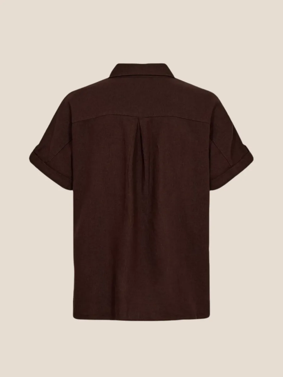 Free Quent Freequent LAVA-SHIRT-SS bruin