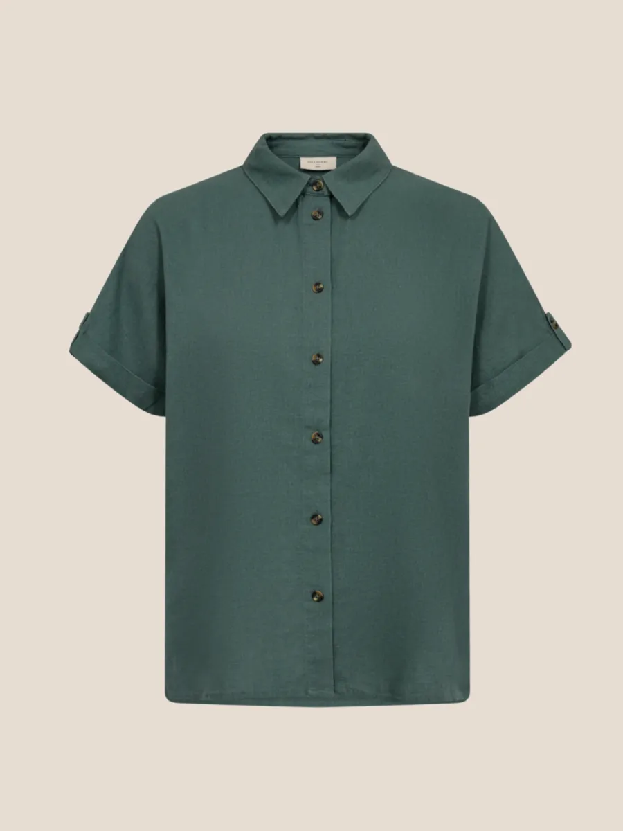 Free Quent Freequent LAVA-SHIRT-SS Forest green