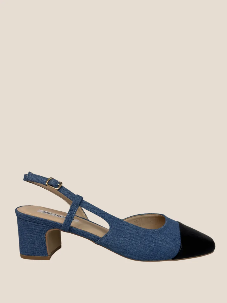 Frenkie Frenkie Coco sandalen met hak blauw
