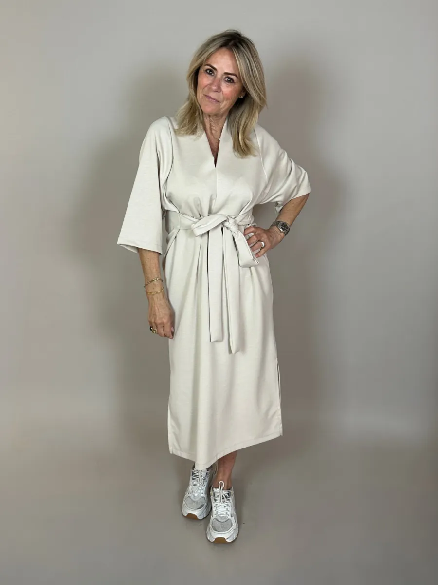 Frenkie Frenkie jurk Renee beige