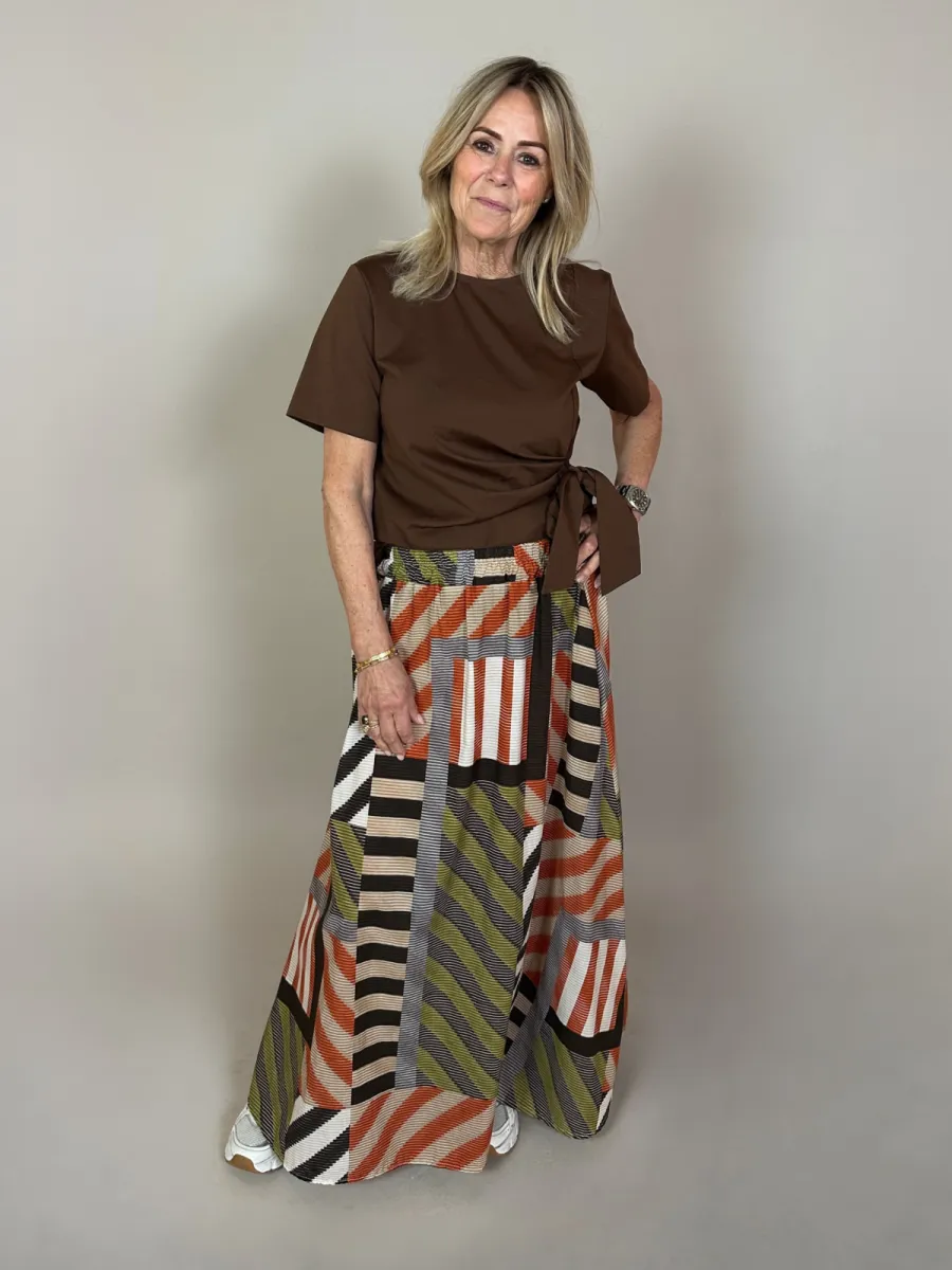 Frenkie Frenkie Lieke lange rok groen
