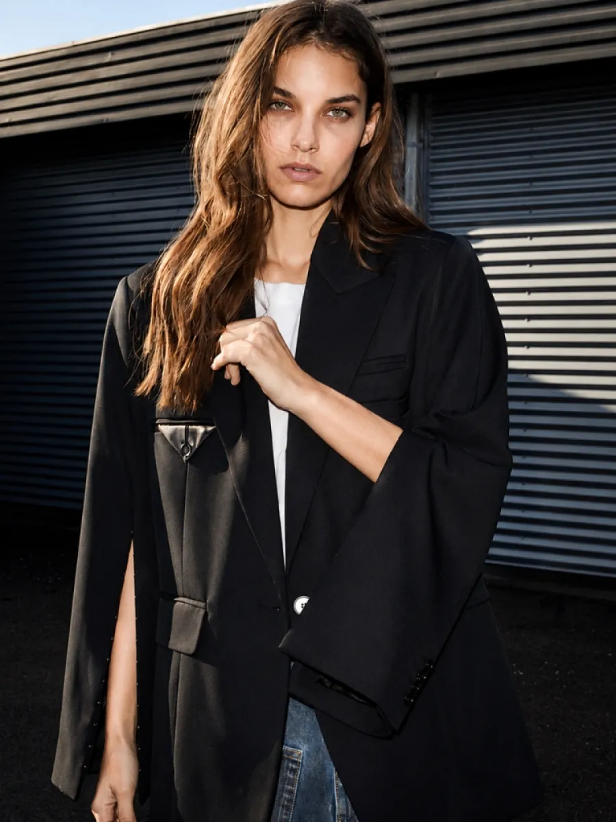 Haute L'Amitié Haute L'Amitié Premiere hook blazer zwart