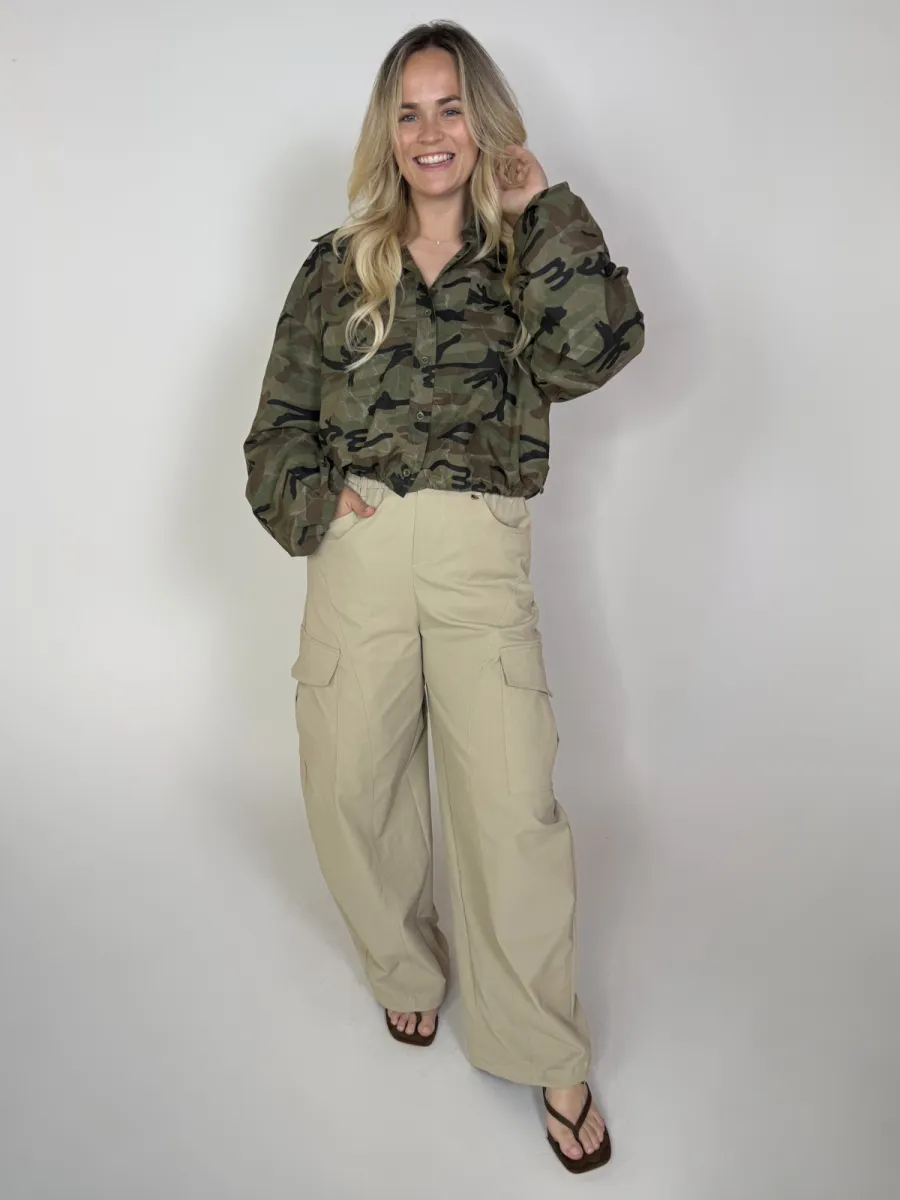 Ambika Ambika Ally camouflage blouse army