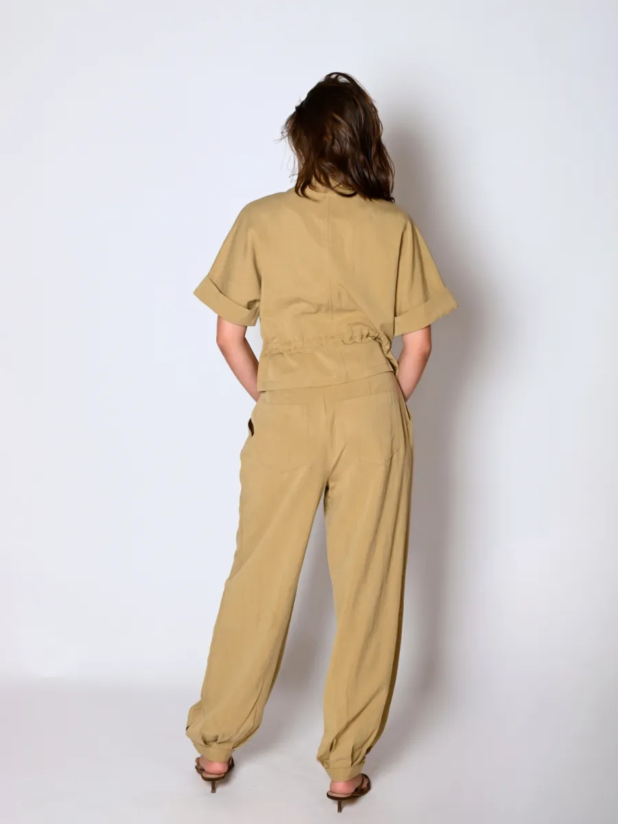 Ambika Ambika pantalon Iris met band khaki