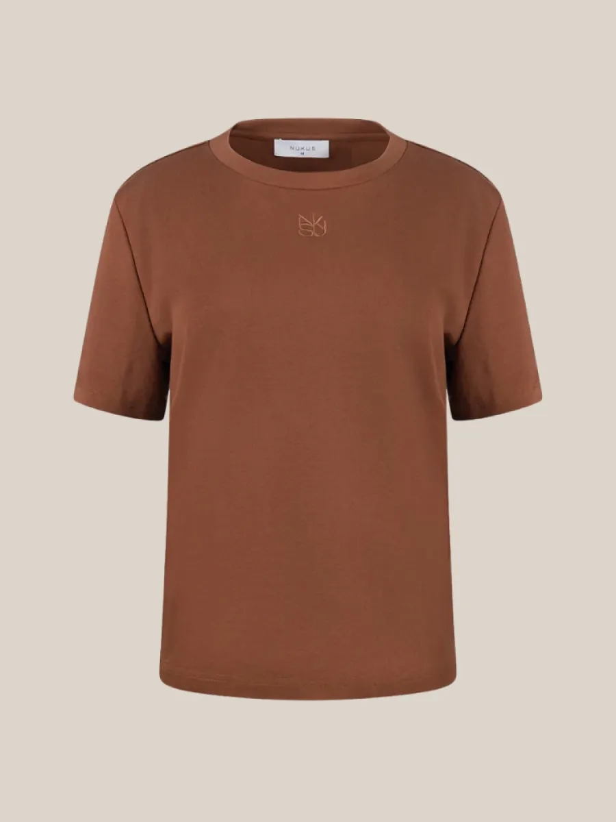 Nukus Nukus Luna shirt bruin