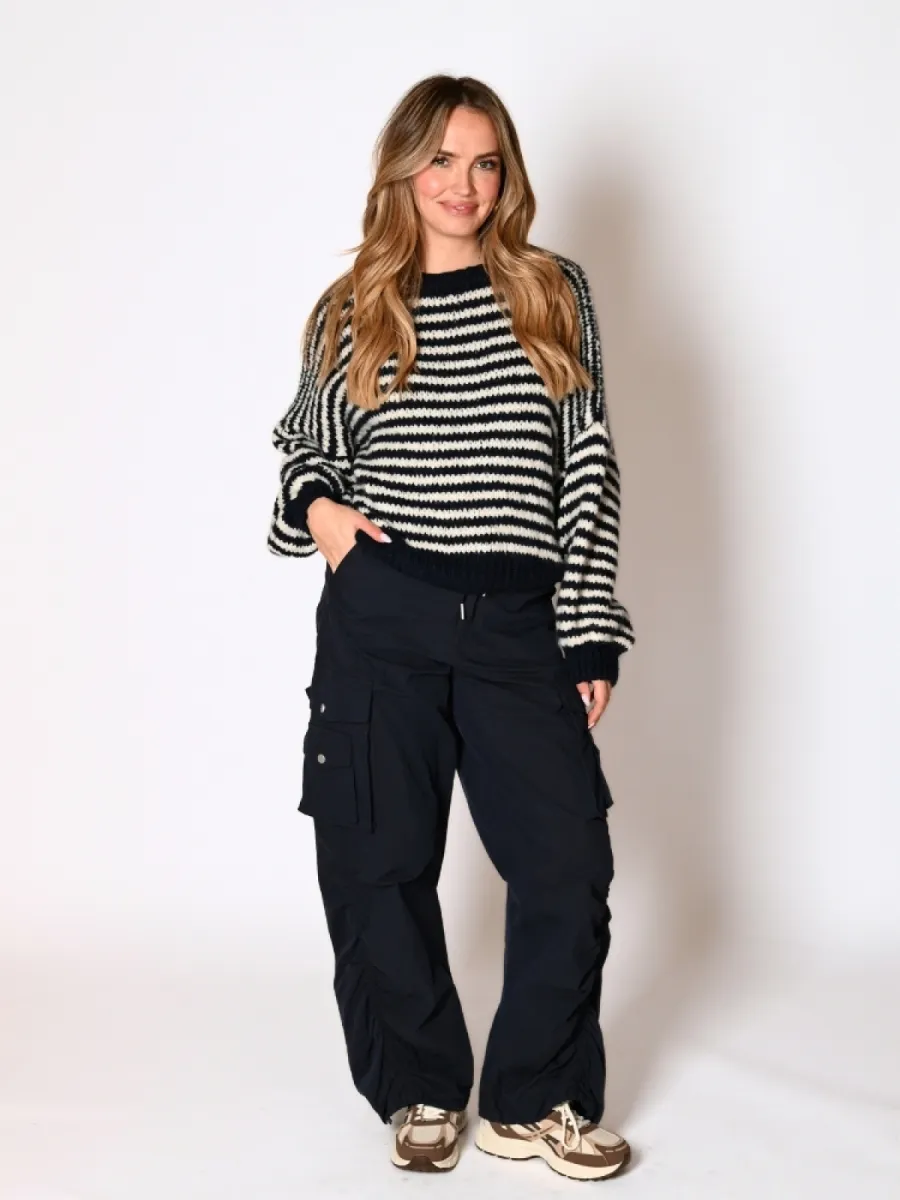 Ambika Ambika Cargo Broek Alix Navy