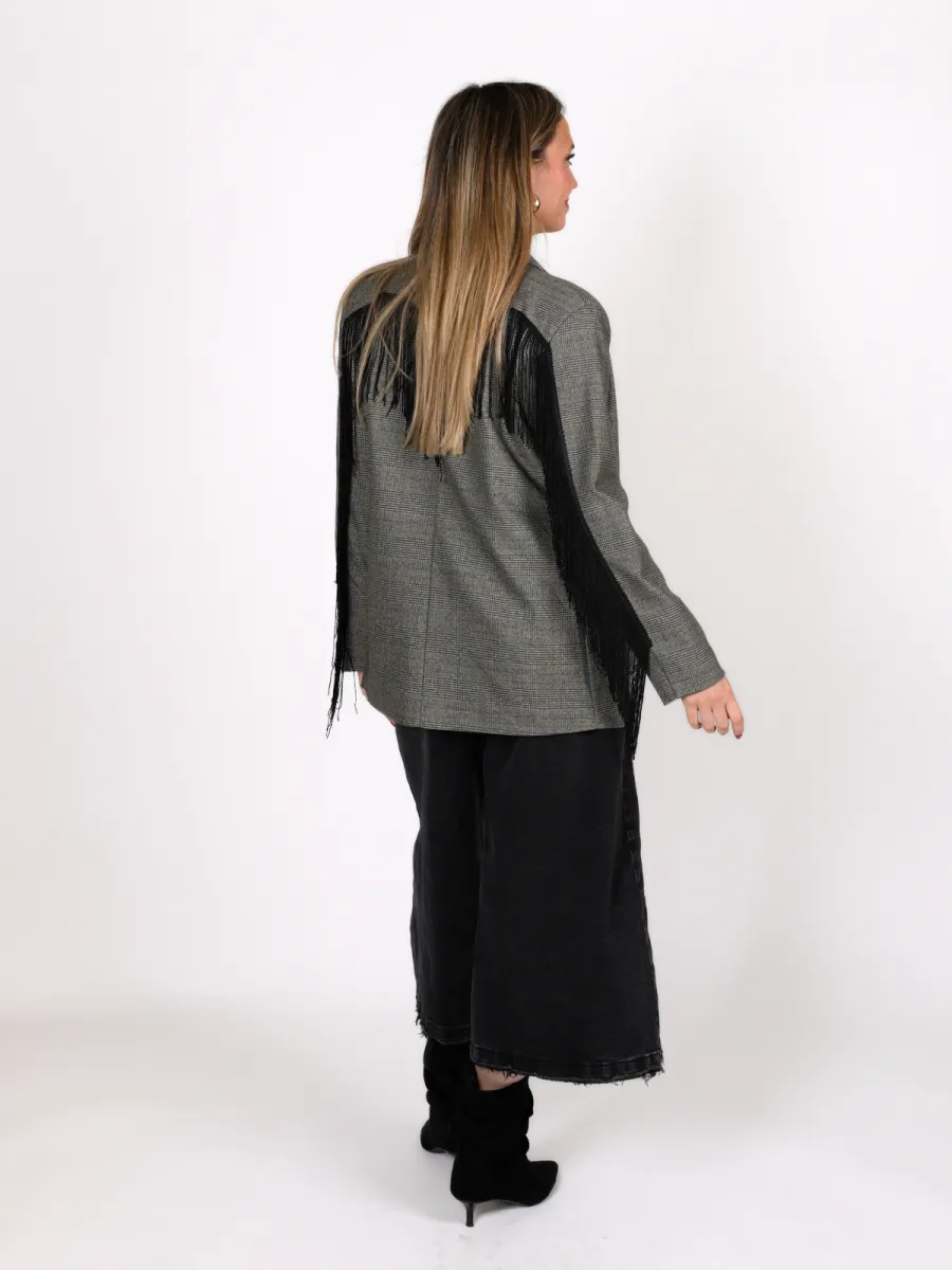 By Jill Lange denim jort zwart