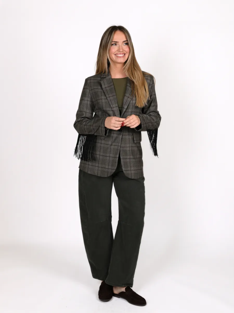 Frenkie Frenkie Barrel jeans Anika groen