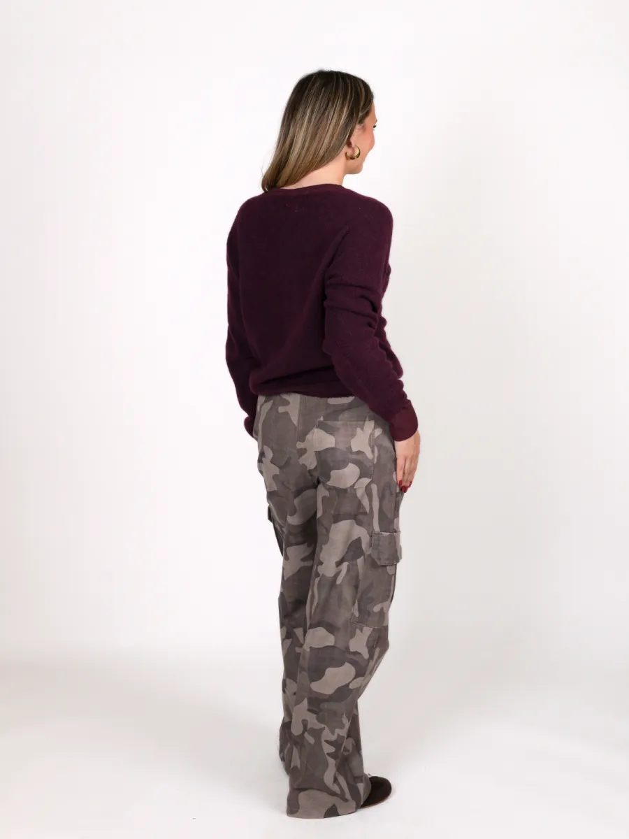 Frenkie Frenkie camouflage broek Edith groen