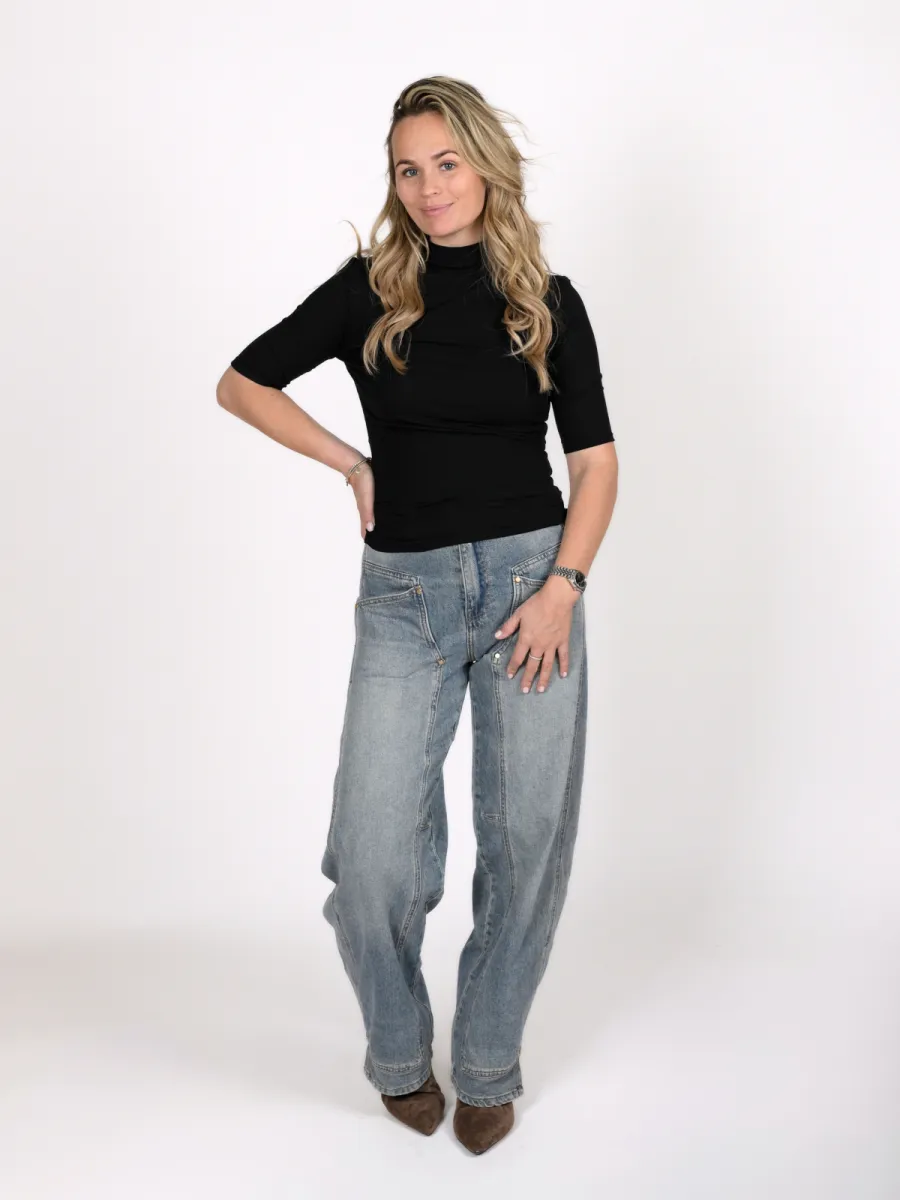 Frenkie Frenkie Stella top zwart
