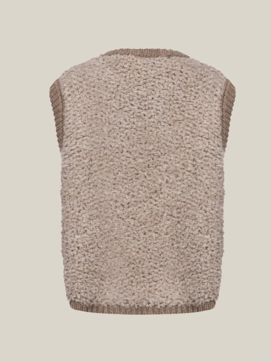 Nukus Lukkus Lana gilet Sans/Taupe
